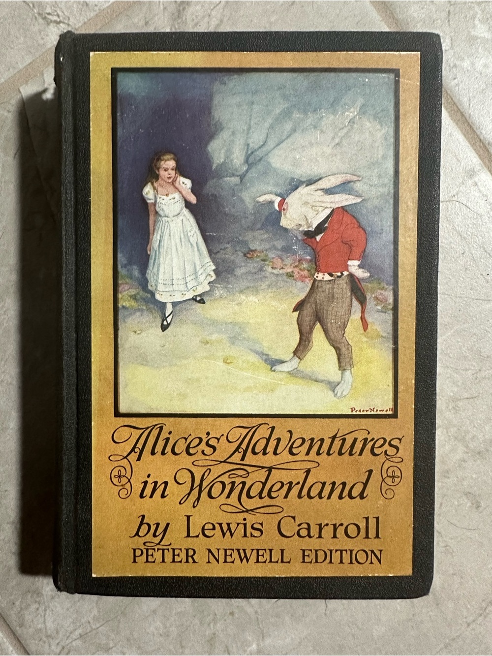 1901 Alice’s Adventures in Wonderland antique hardcover book Harper & Brothers